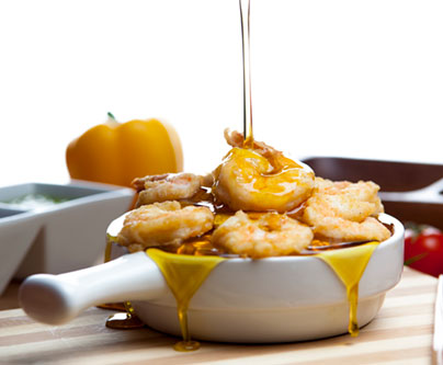 Honey Glazed Prawns