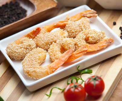 Sesame Prawns